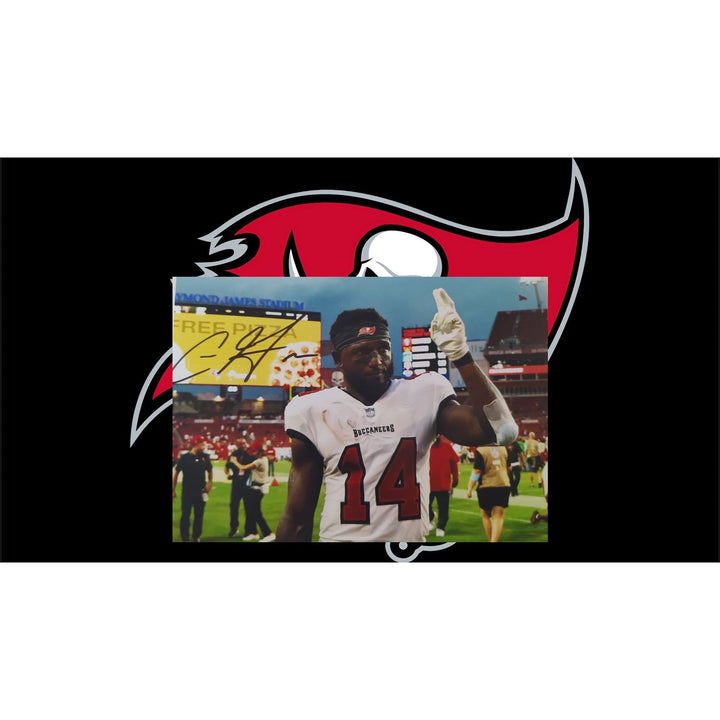 Chris Goodwin, Tampa Bay, Buccaneers, Super Bowl, Champions, 5x7 photo, signed