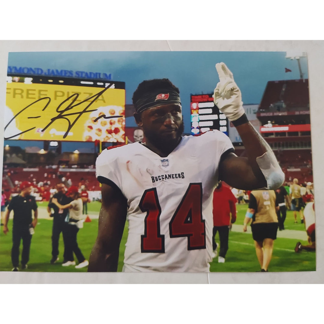 Chris Goodwin, Tampa Bay, Buccaneers, Super Bowl, Champions, 5x7 photo, signed