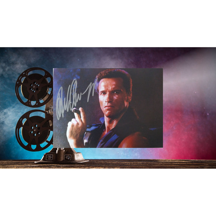 Arnold Schwarzenegger, 5x7 photo, signed, with proof