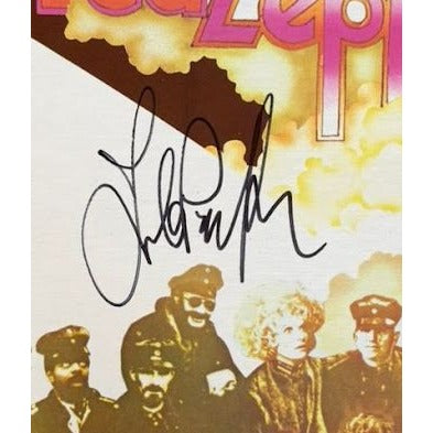 Led Zeppelin "ll" LP signed with proof.