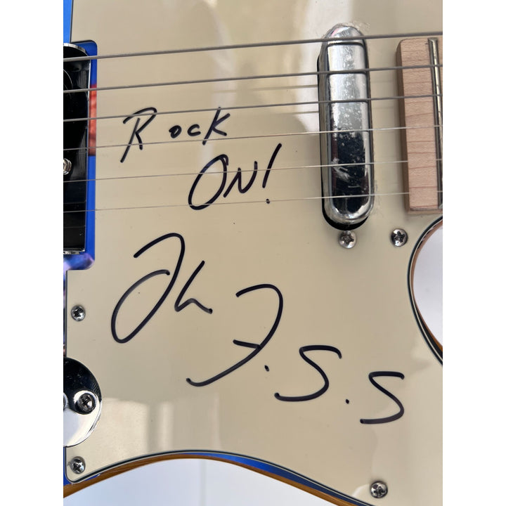 John Fogerty Credence Clear Water Revival "CCR" one of a kind full size electric guitar signed with proof.