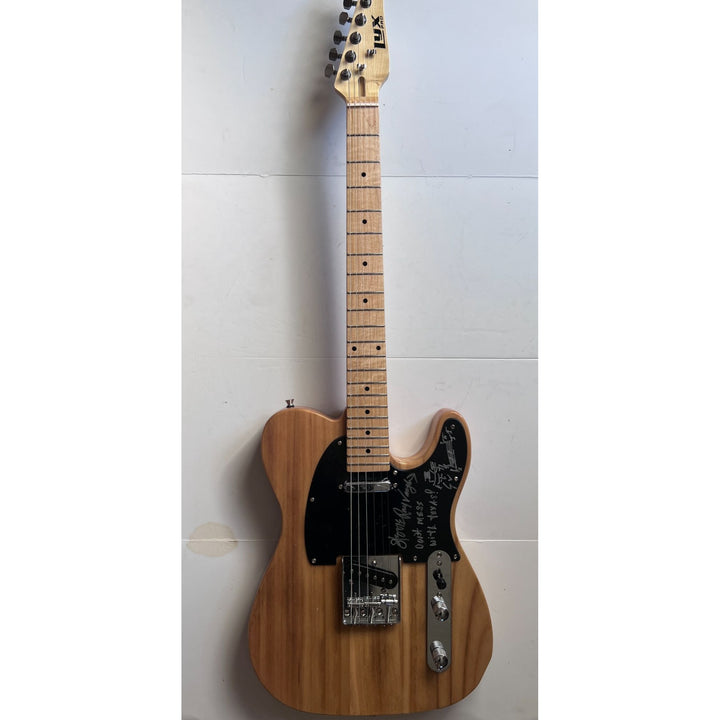 Stevie Ray Vaughan full size telecaster electric guitar signed with proof & an SRV awesome sketch as well
