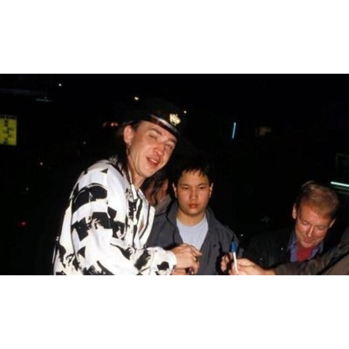 Stevie Ray Vaughan full size telecaster electric guitar signed with proof & an SRV awesome sketch as well