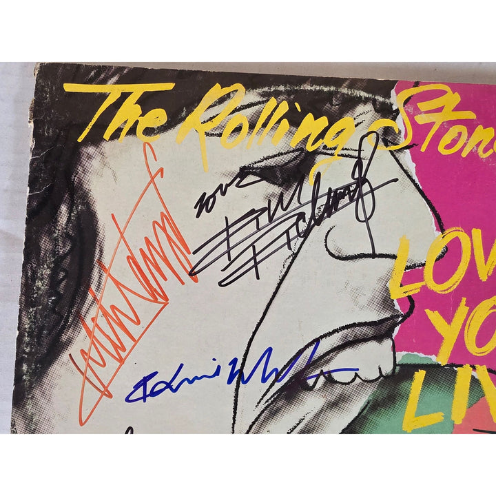 The Rolling Stones ''Love you Live'' LP signed with proof.