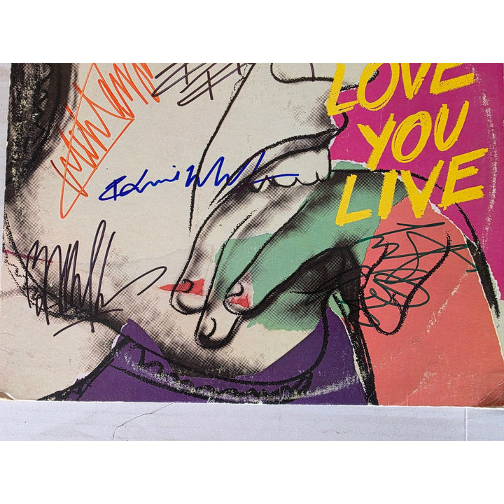 The Rolling Stones ''Love you Live'' LP signed with proof.