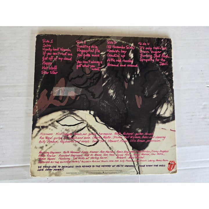 The Rolling Stones ''Love you Live'' LP signed with proof.