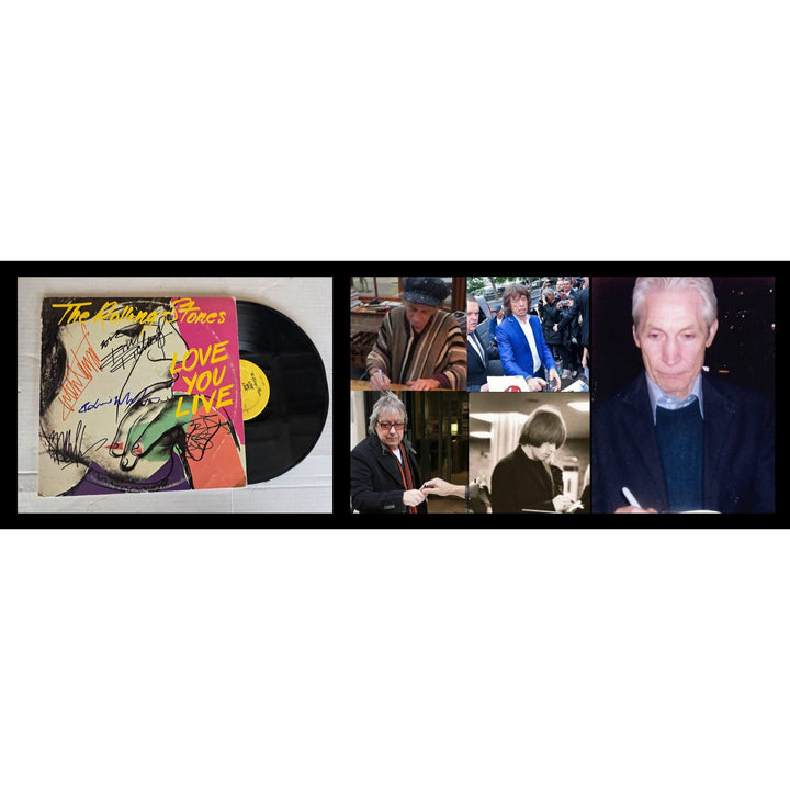 The Rolling Stones ''Love you Live'' LP signed with proof.