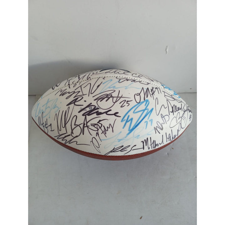 Dallas Cowboys team signed football with proof