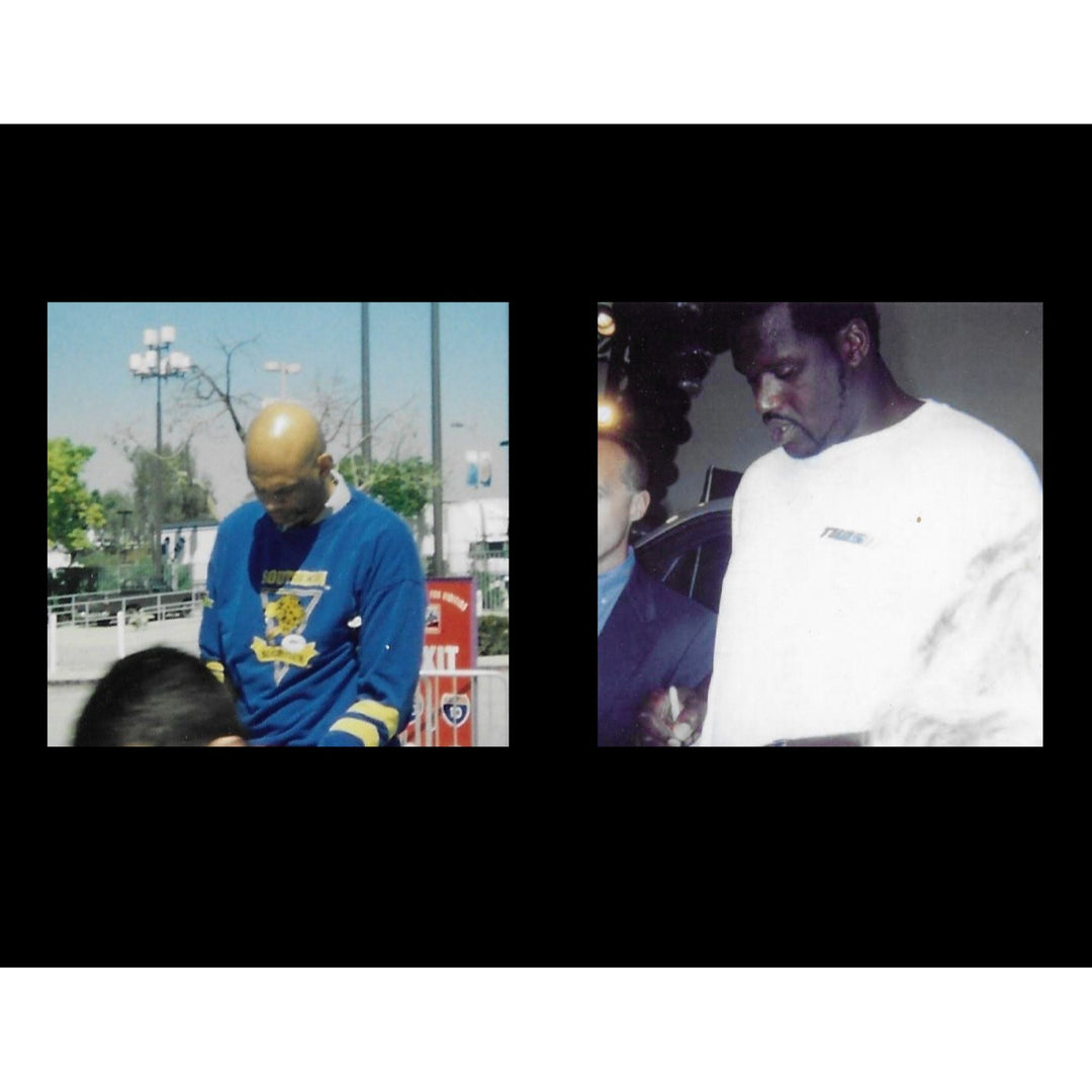 Los Angeles Lakers George Mikan (Minnesota) Kareem Abdul Jabbar,.Shaquille O'Neal 11x14 photo signed with proof