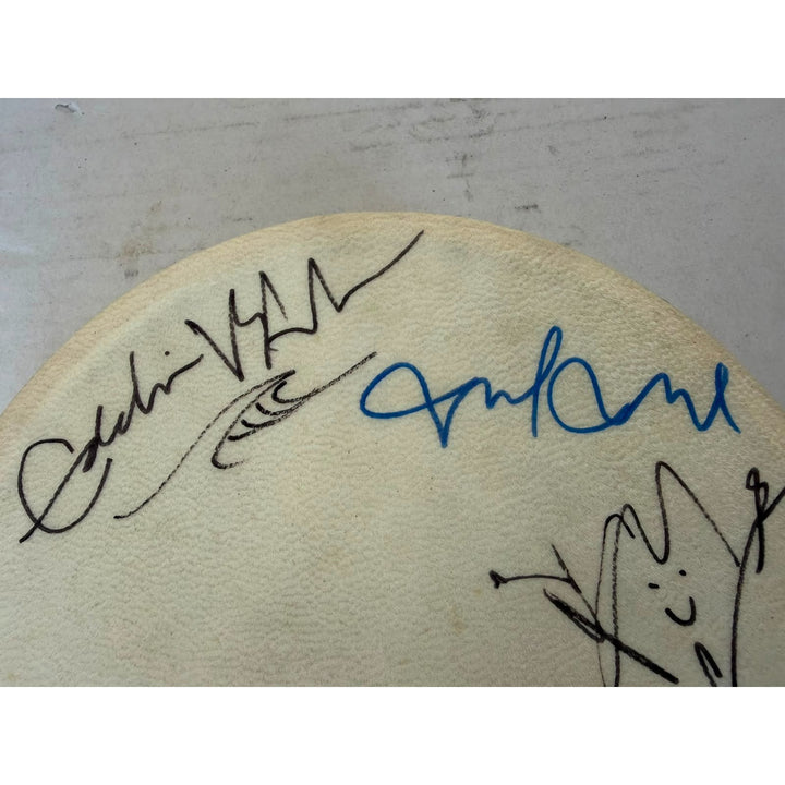 Eddie Vedder Pearl Jam Tambourine 8" signed with proof.