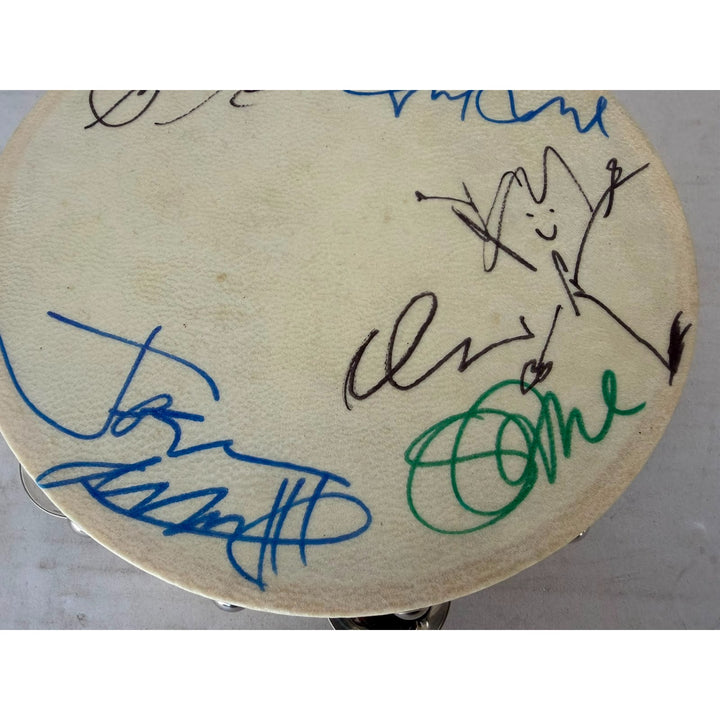 Eddie Vedder Pearl Jam Tambourine 8" signed with proof.