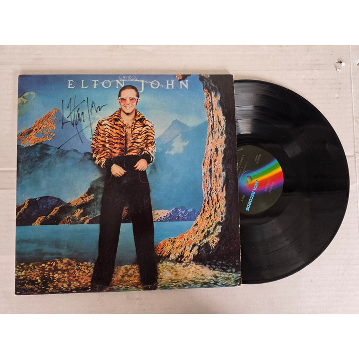 Elton John ''Caribou'' LP signed with proof.