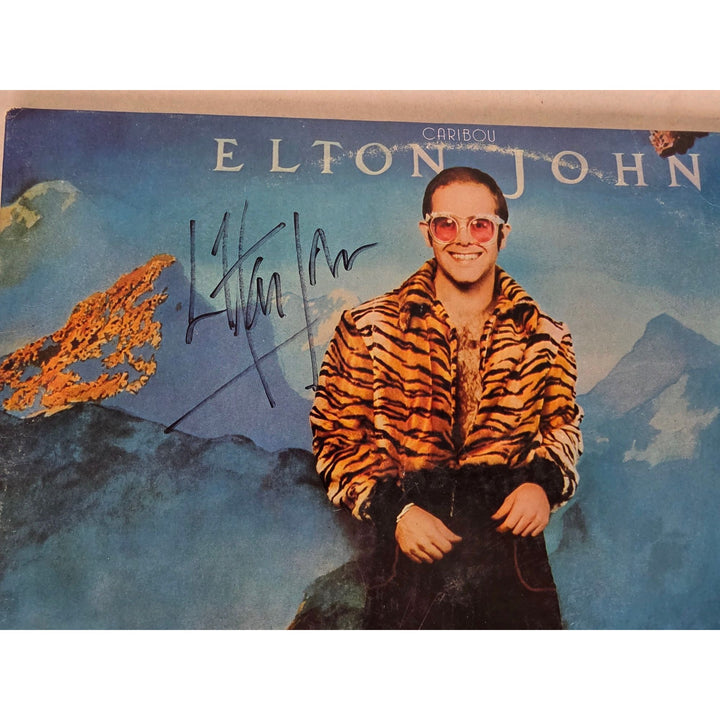 Elton John ''Caribou'' LP signed with proof.