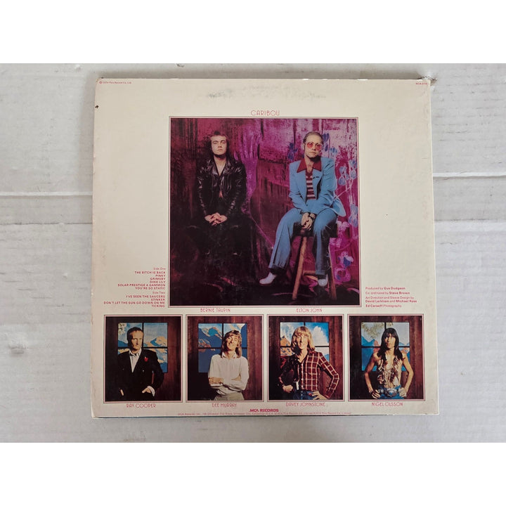 Elton John ''Caribou'' LP signed with proof.
