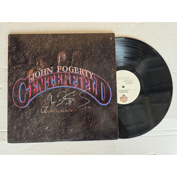 John Fogerty ''Centerfield'' LP signed with proof.