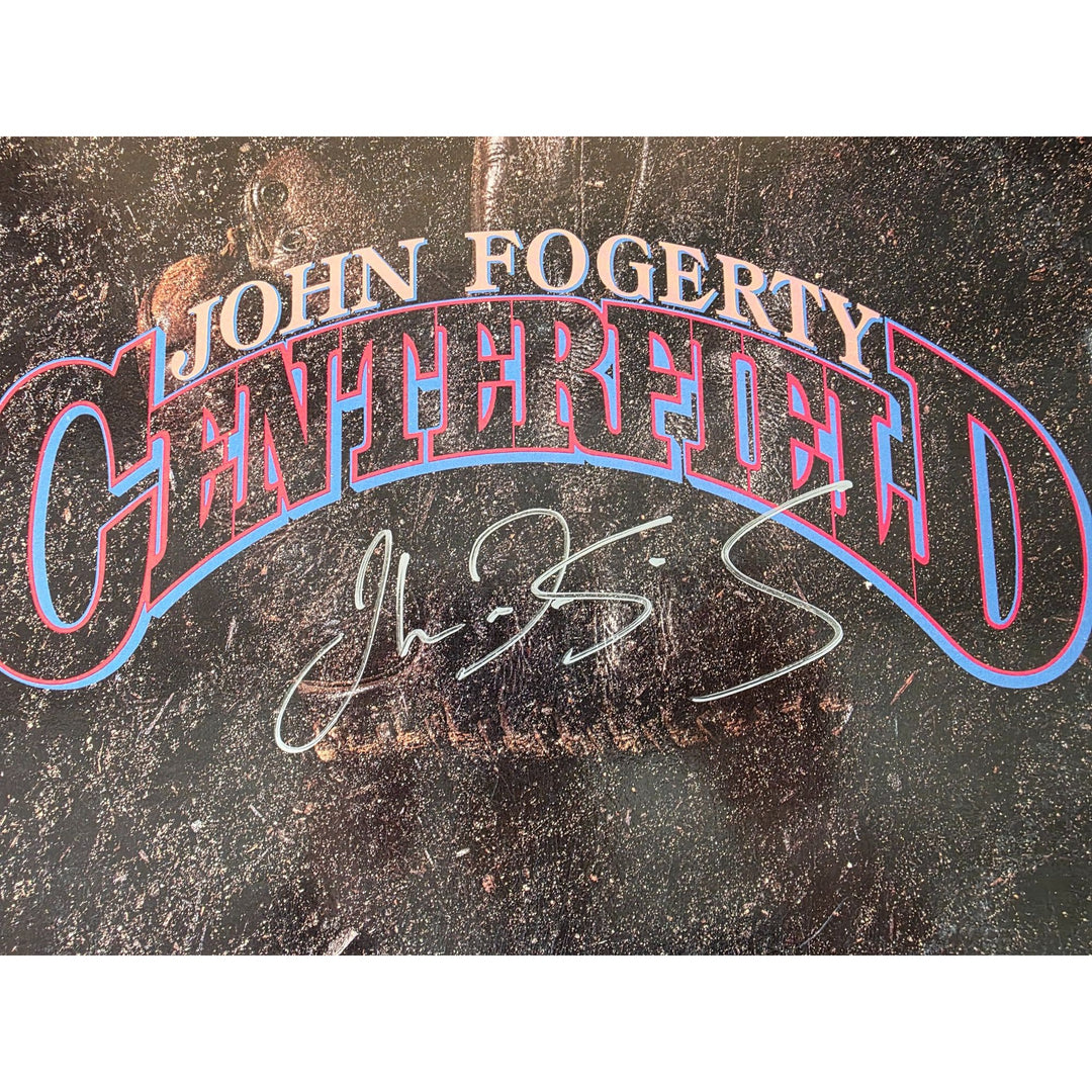 John Fogerty ''Centerfield'' LP signed with proof.