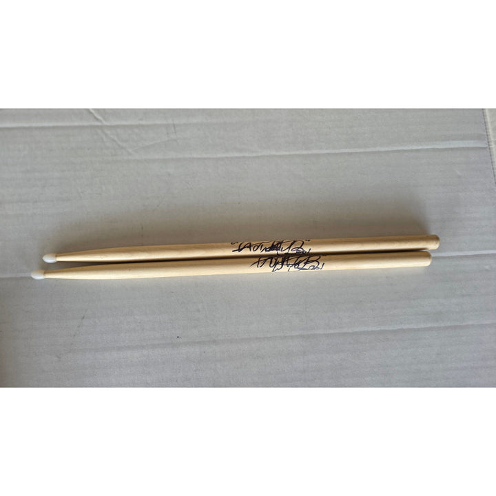 Charlie Watts of Rolling Stones Drumsticks signed with proof.
