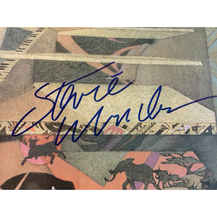 Stevie Wonder "Fulfillingness' First Finale "original lp signed with proof