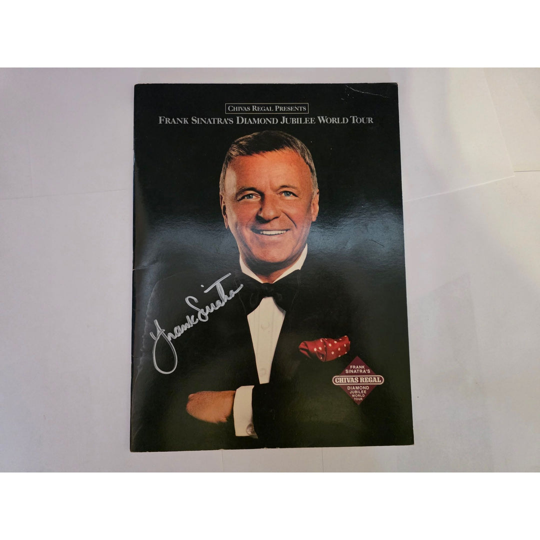Frank Sinatra "Frank Sinatra's Diamond Jubilee World Tour" Magazine signed with proof.