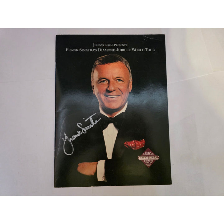 Frank Sinatra "Frank Sinatra's Diamond Jubilee World Tour" Magazine signed with proof.
