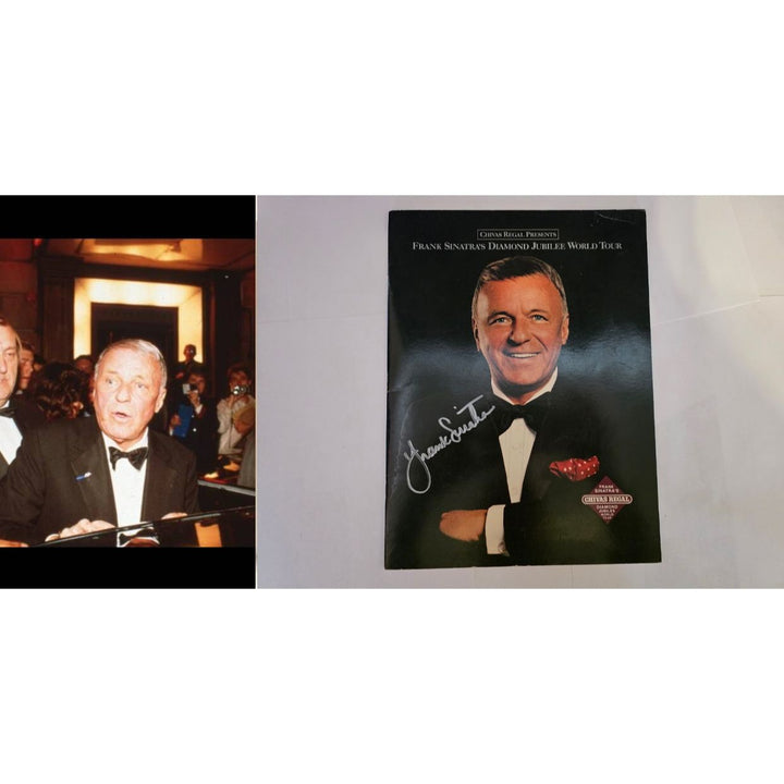 Frank Sinatra "Frank Sinatra's Diamond Jubilee World Tour" Magazine signed with proof.