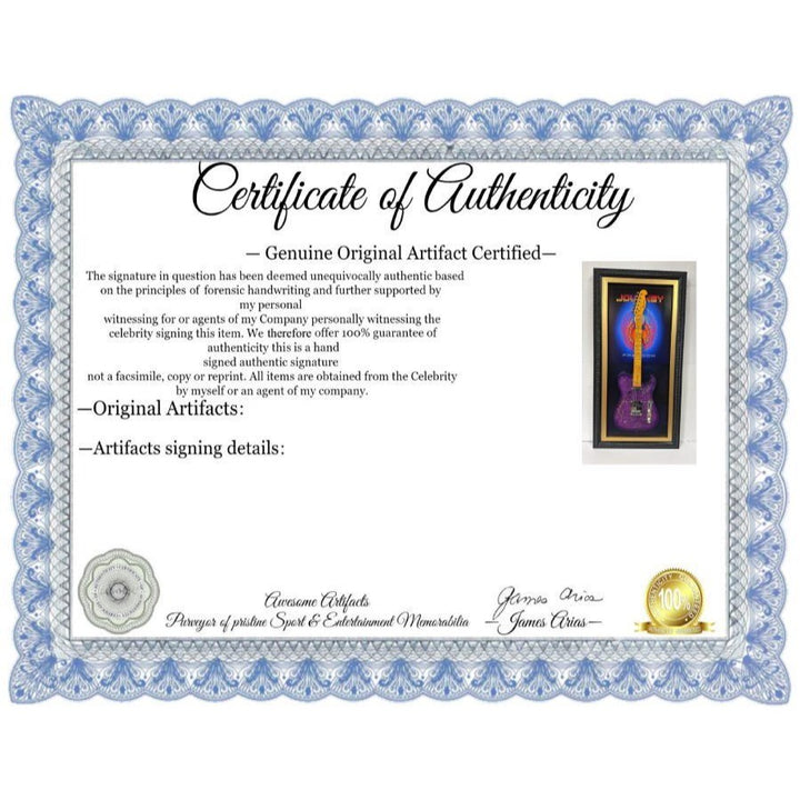 Journey Steve Perry, Neil Schon, Ross Valory, Steve Smith,  Gregg Rolie, Jonathan Cain telecaster full size electric guitar signed