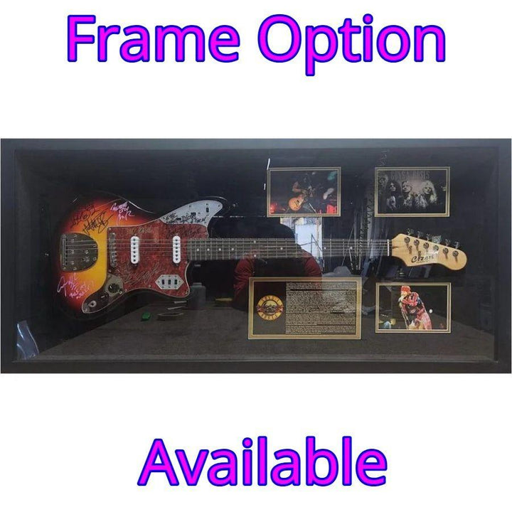 Bruce Springsteen, Clarence Clemens and the E Street band telecaster electric guitar signed with proof