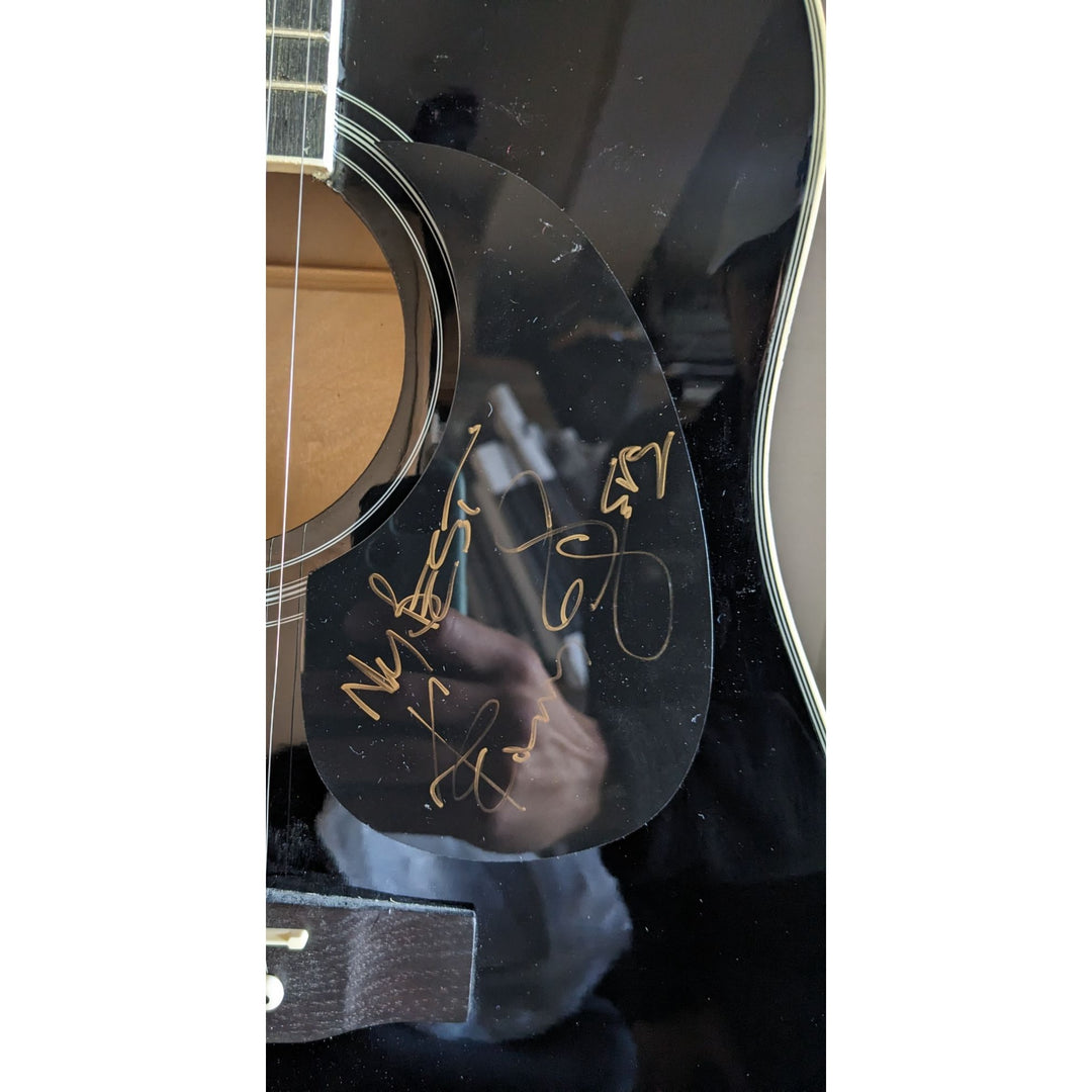 Kenny Rogers 41' full size acoustic guitar signed with proof