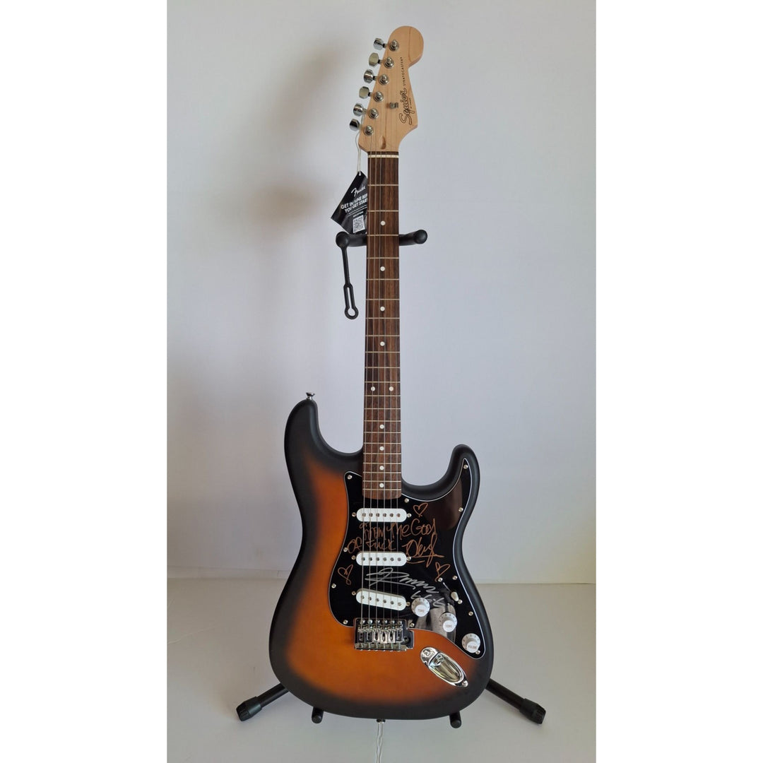Rob Zombie & Marilyn Manson Fender Stratocaster electric guitar signed with proof