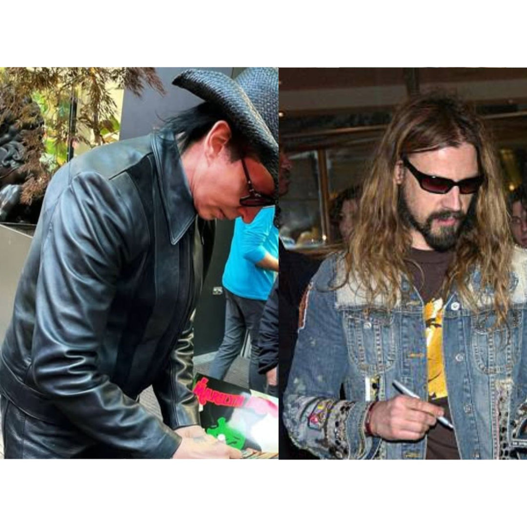 Rob Zombie & Marilyn Manson Fender Stratocaster electric guitar signed with proof