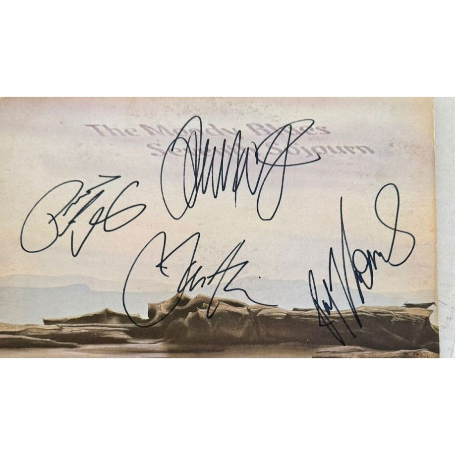 The Moody Blues "Seventh Sojourn" LP signed with proof.