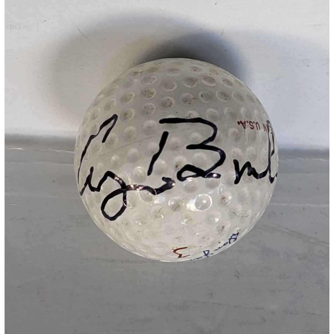 George H. W. Bush (41) vintage golf ball signed with proof and