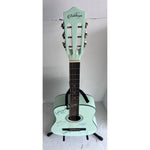 Load image into Gallery viewer, TOTO Bobby Kimbal David Paich Mike Porcaro David Hungate Steve Porcaro full size Green acoustic guitar signed with proof
