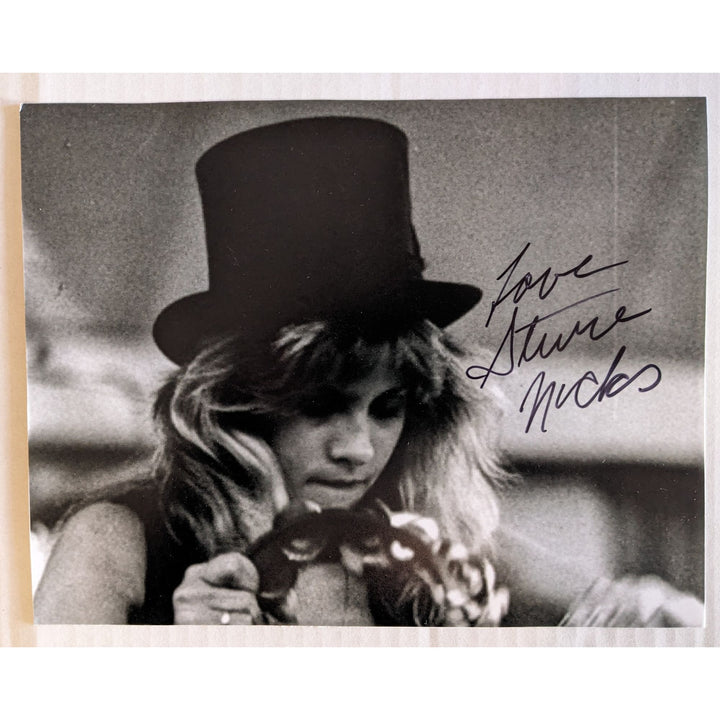 Stevie Nicks Fleetwood Mac 8x10 photo signed with proof