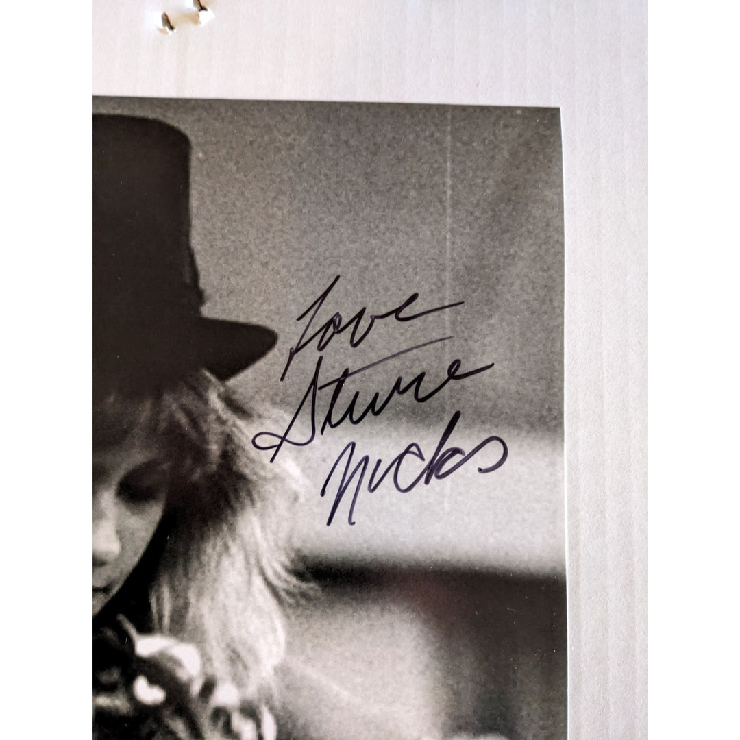 Stevie Nicks Fleetwood Mac 8x10 photo signed with proof