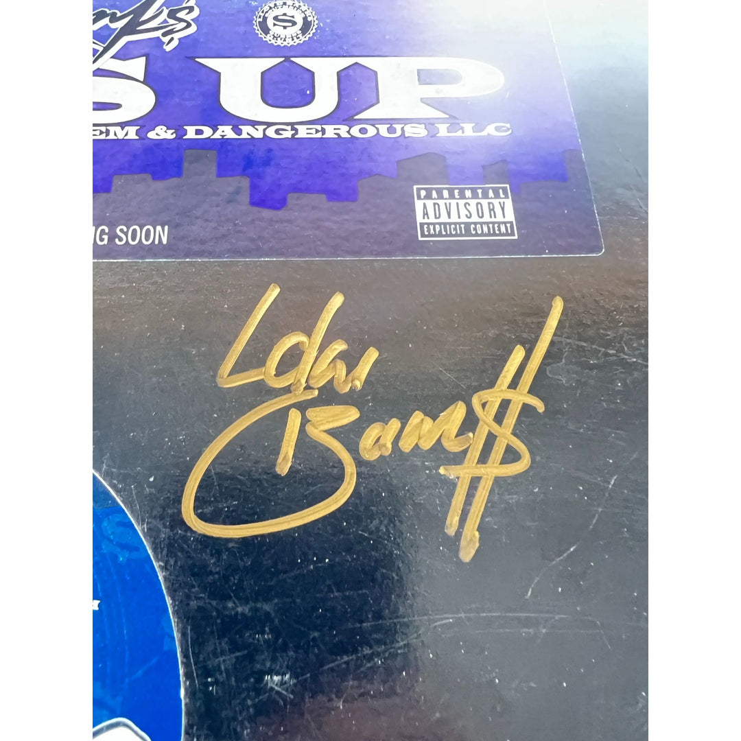Lloyd Banks "Hands Up" "50 Cent" Curtis Jackson & "Slim Shady" "Eminem" Marshall Mathers original lp signed with proof