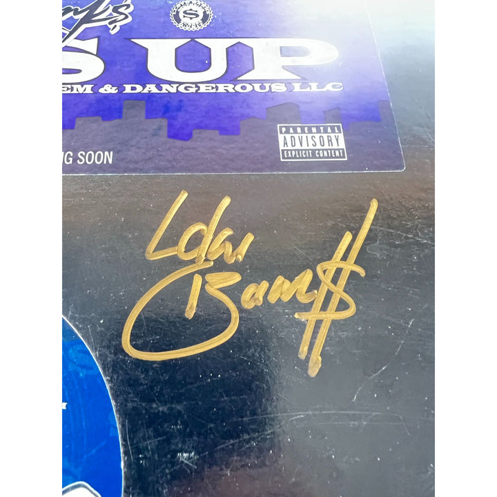Lloyd Banks "Hands Up" "50 Cent" Curtis Jackson & "Slim Shady" "Eminem" Marshall Mathers original lp signed with proof