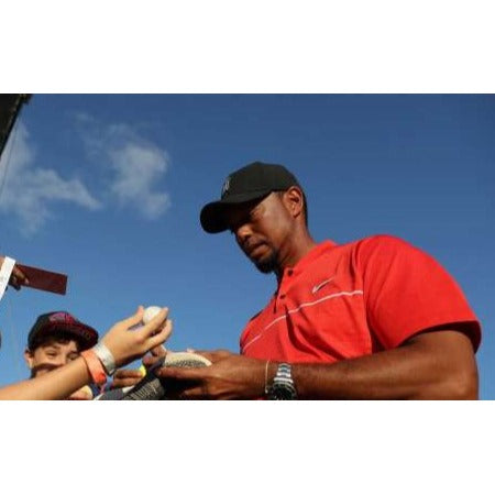 Tiger Woods "The GOAT" Nike Golf shoe signed with proof unique & rare size/11