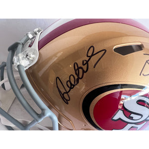 Christian McCaffrey Deebo Samuel Brock Purdy San Francisco 49ers Riddell Speed game model helmet signed with proof