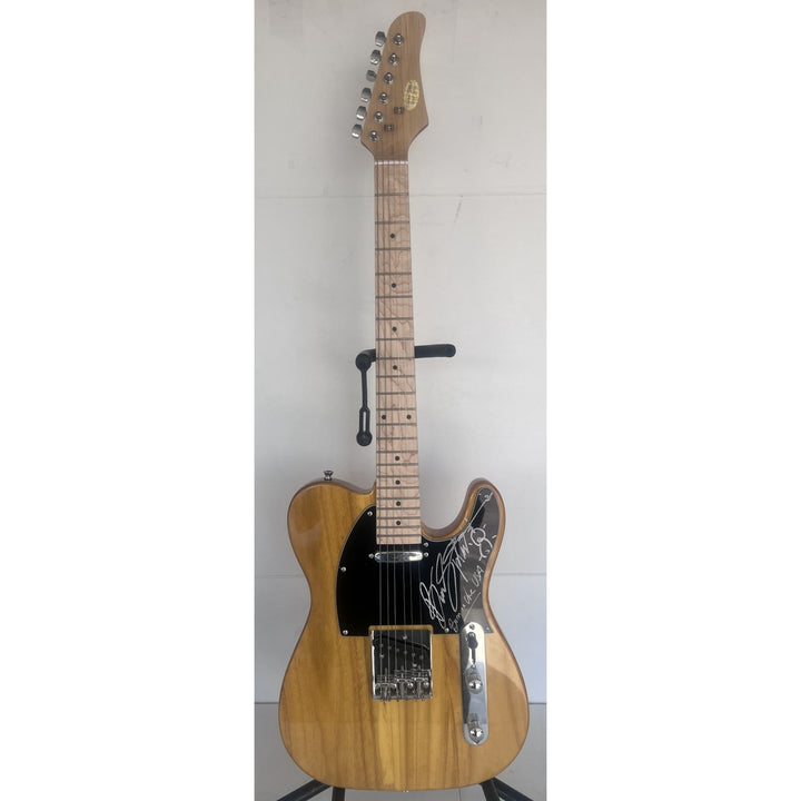 Bruce Springsteen Telecaster full size electric guitar signed with inscription "Born in the USA" and sketch with proof.