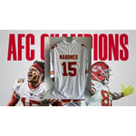 Load image into Gallery viewer, Patrick Mahomes Kansas City Chiefs game model jersey signed with proof
