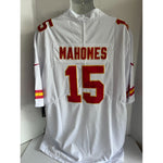 Load image into Gallery viewer, Patrick Mahomes Kansas City Chiefs game model jersey signed with proof
