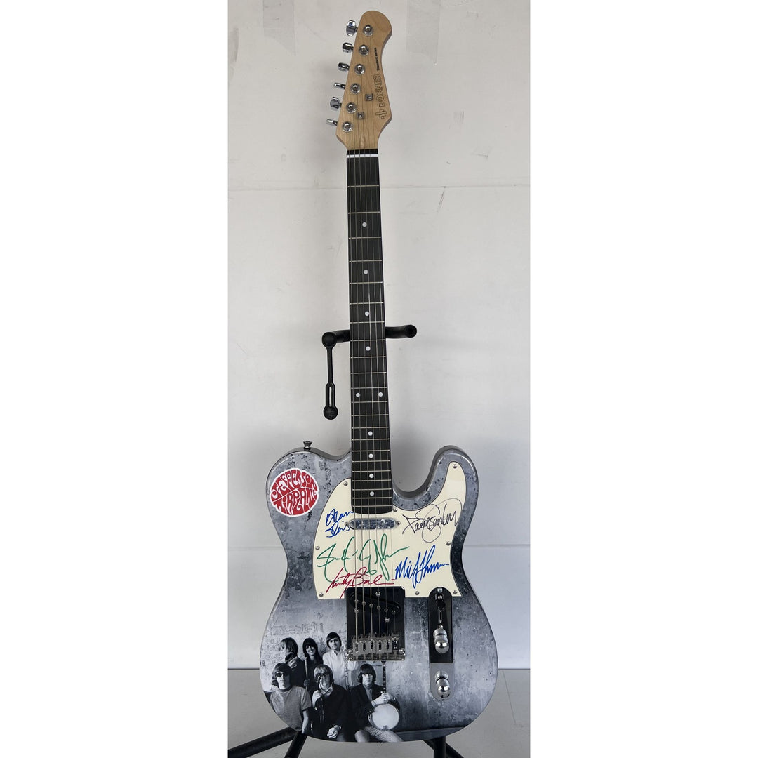 Jefferson Airplane Grace Slick, Jorma Kaukonen , Jack Casady, Paul Canter, Mickey Thomas & Marty Bailin ONE OF A KIND full size telecaster.