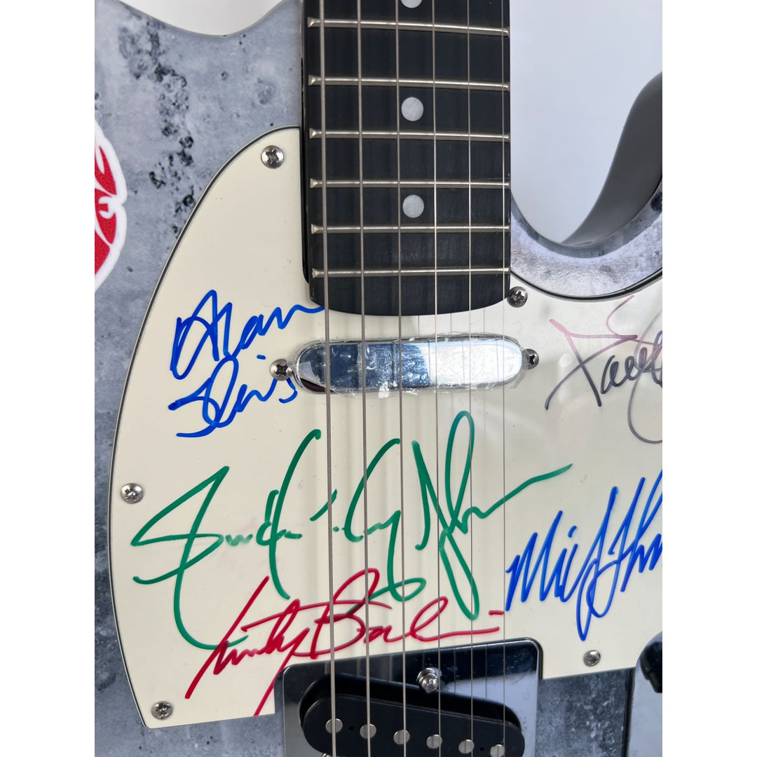 Jefferson Airplane Grace Slick, Jorma Kaukonen , Jack Casady, Paul Canter, Mickey Thomas & Marty Bailin ONE OF A KIND full size telecaster.