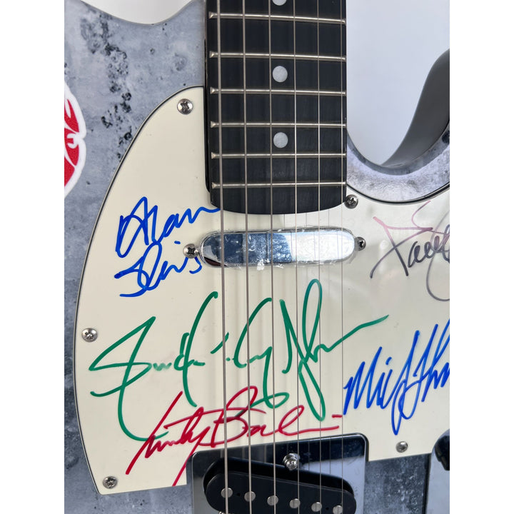 Jefferson Airplane Grace Slick, Jorma Kaukonen , Jack Casady, Paul Canter, Mickey Thomas & Marty Bailin ONE OF A KIND full size telecaster.