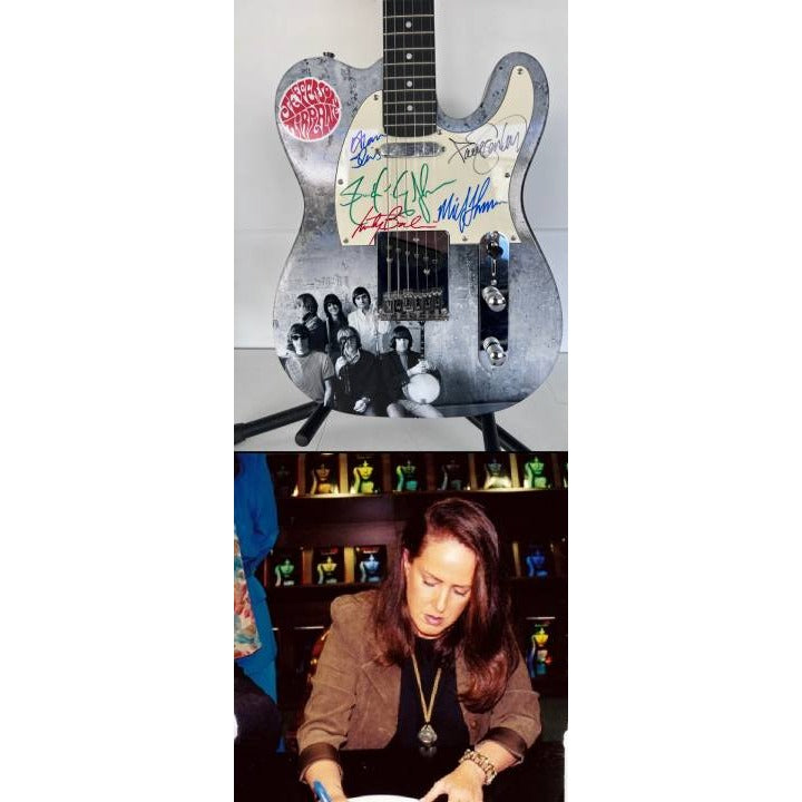 Jefferson Airplane Grace Slick, Jorma Kaukonen , Jack Casady, Paul Canter, Mickey Thomas & Marty Bailin ONE OF A KIND full size telecaster.