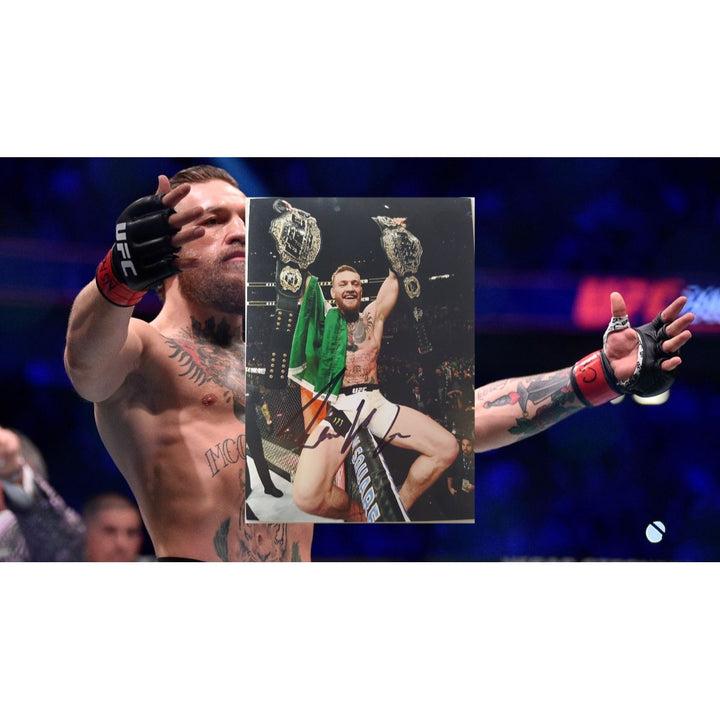 Conor McGregor UFC Legend 5x7 photo signed with proof