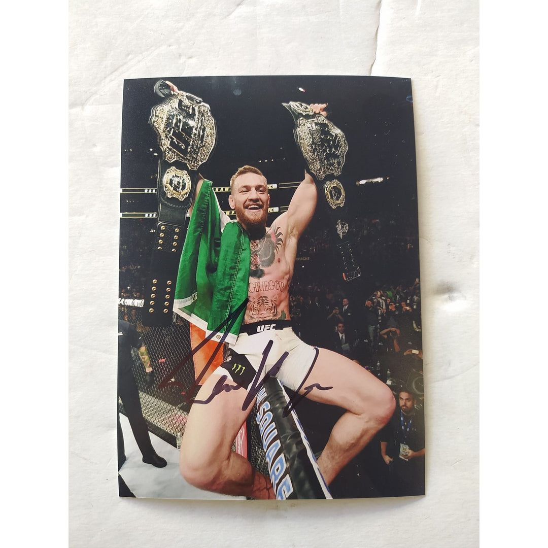 Conor McGregor UFC Legend 5x7 photo signed with proof