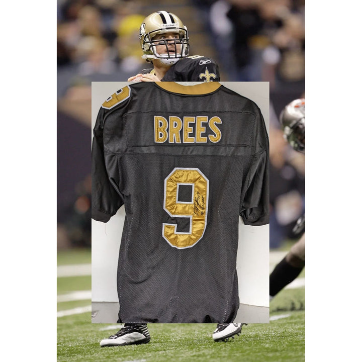 New Orleans Saints Drew Brees game model jersey size xl signed with proof