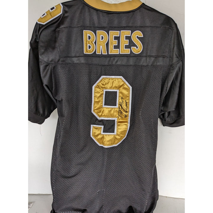 New Orleans Saints Drew Brees game model jersey size xl signed with proof